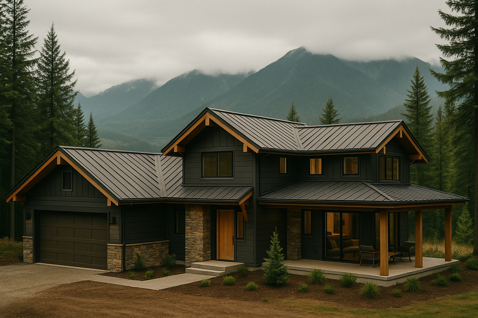 Mountain Modern Home - Lakeside project in Lake Coeur d'Alene, ID